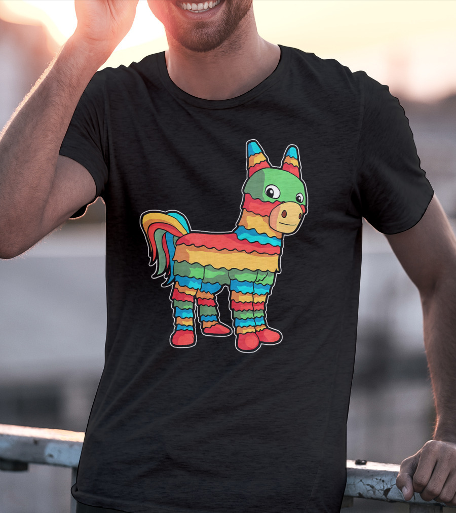 Funny Colorful Pinata I'd Had That Cinco De Mayo T-Shirt
