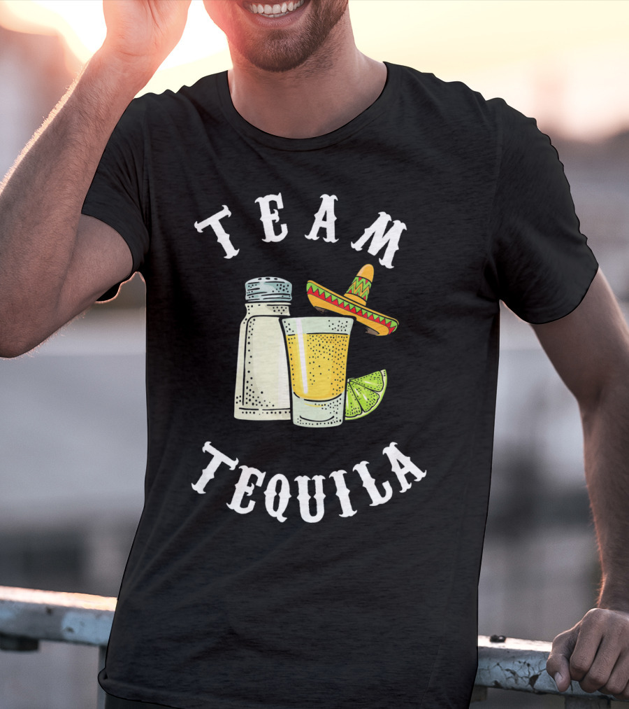 Team Tequila Salt Lime Sombrero Cinco Amigos T-Shirt