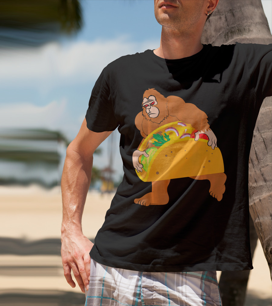 Bigfoot Taco Cinco De Mayo T-Shirt