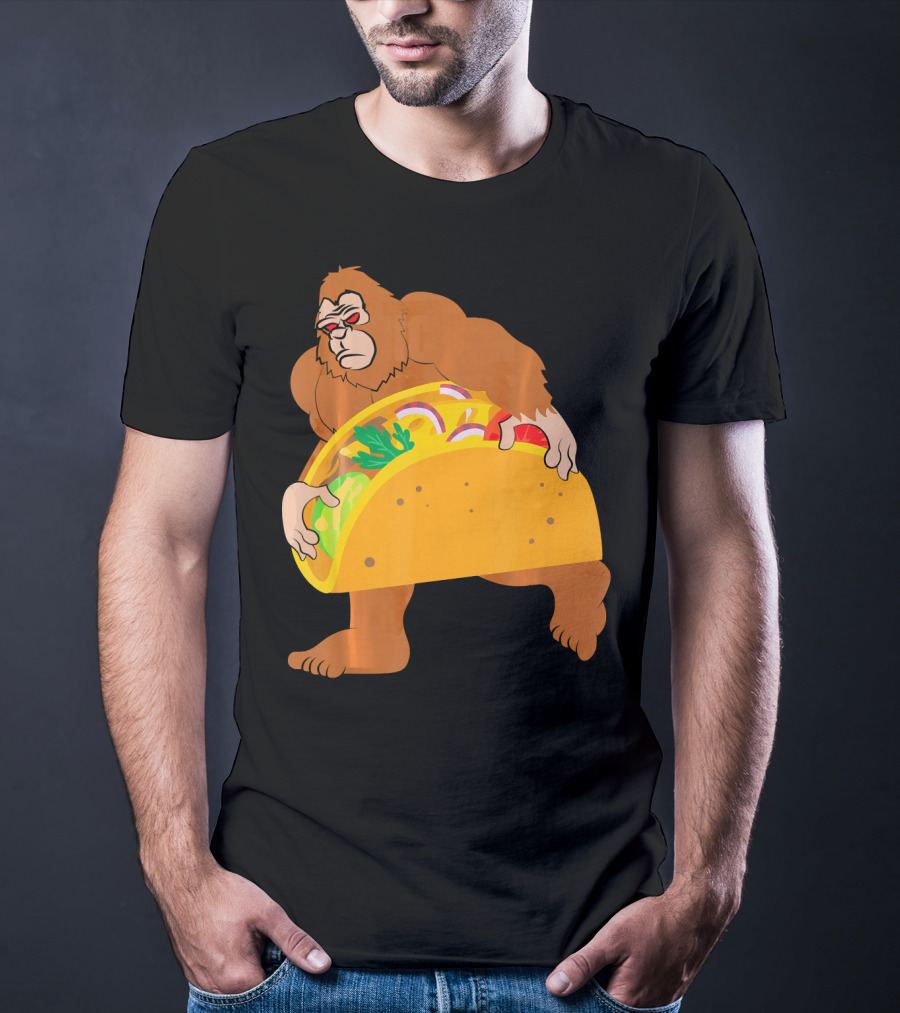 Bigfoot Taco Cinco De Mayo T-Shirt