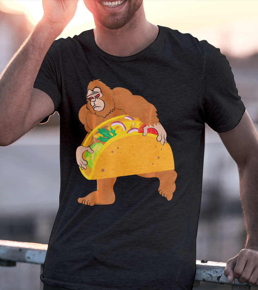 Bigfoot Taco Cinco De Mayo T-Shirt