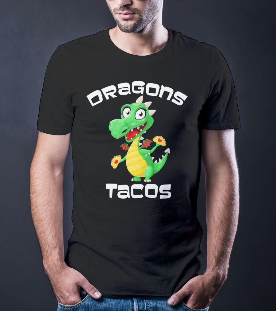 Dragons Tacos Cinco De Mayo T-Shirt