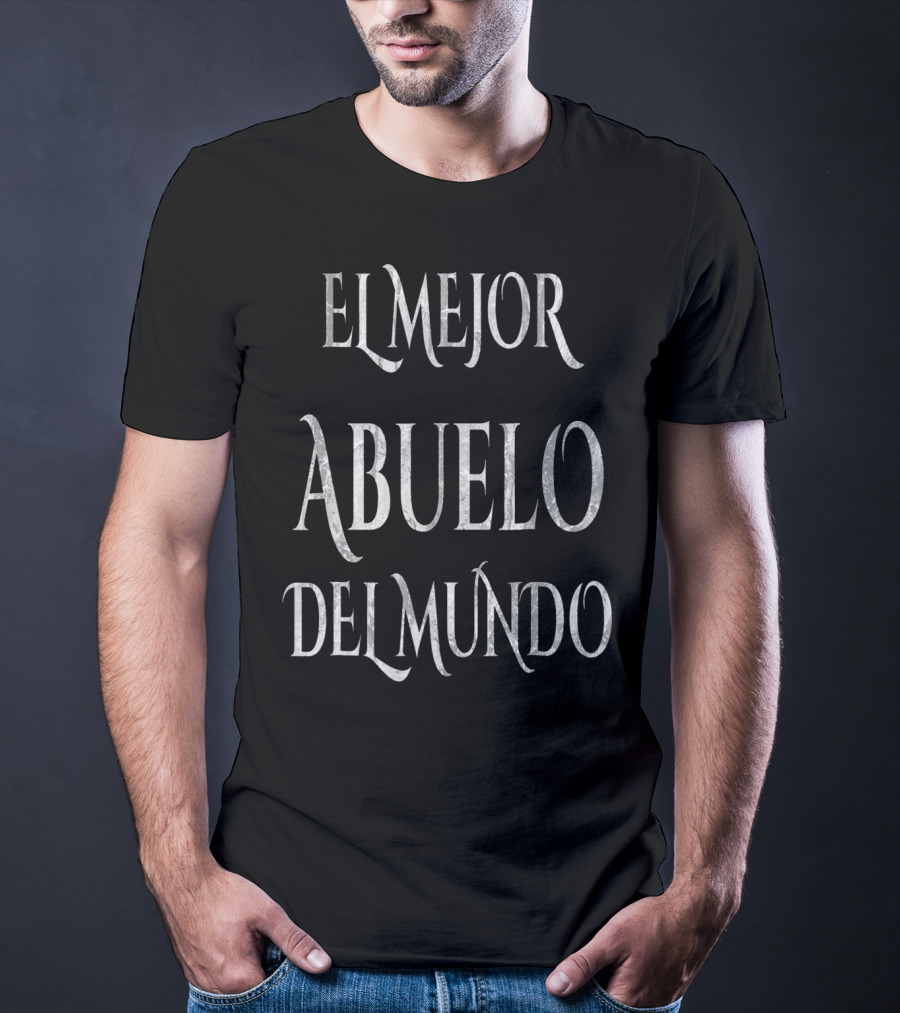 Regalo Para El Día De Los Padres El Mejor Abuelo Del Mundo T-Shirt