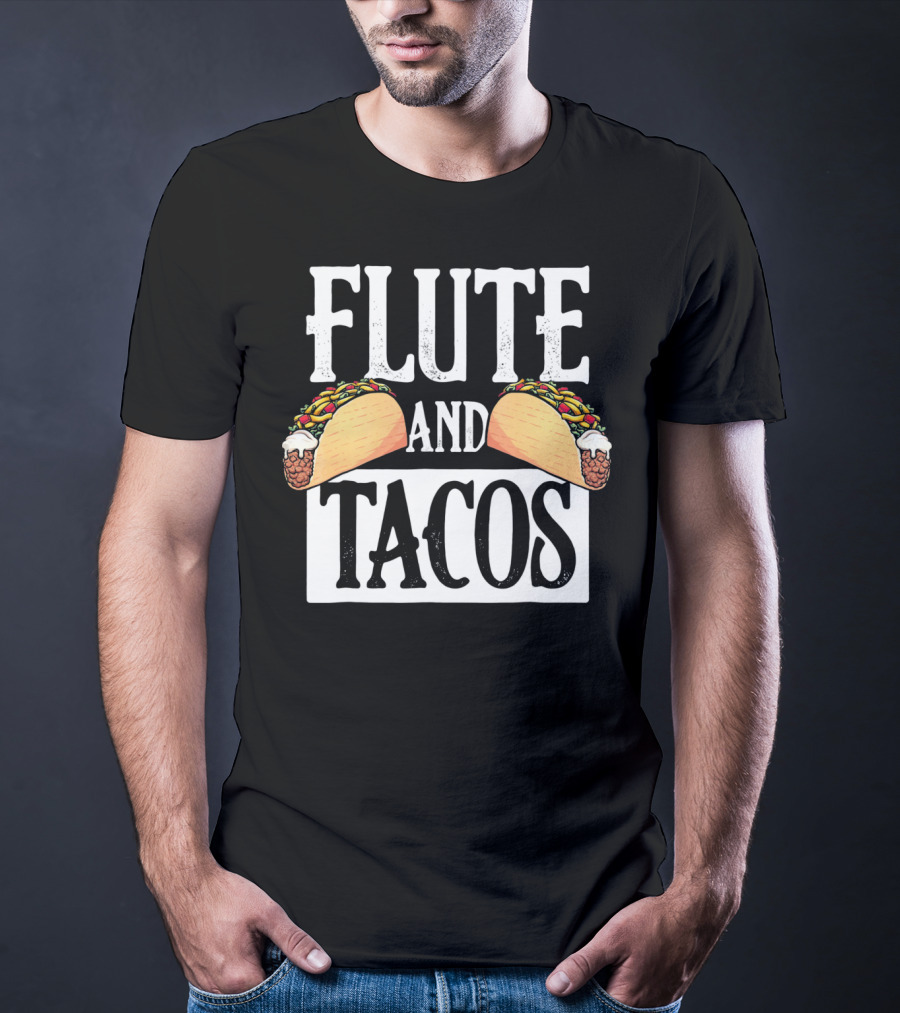 Flute And Tacos Cinco De Mayo T-Shirt