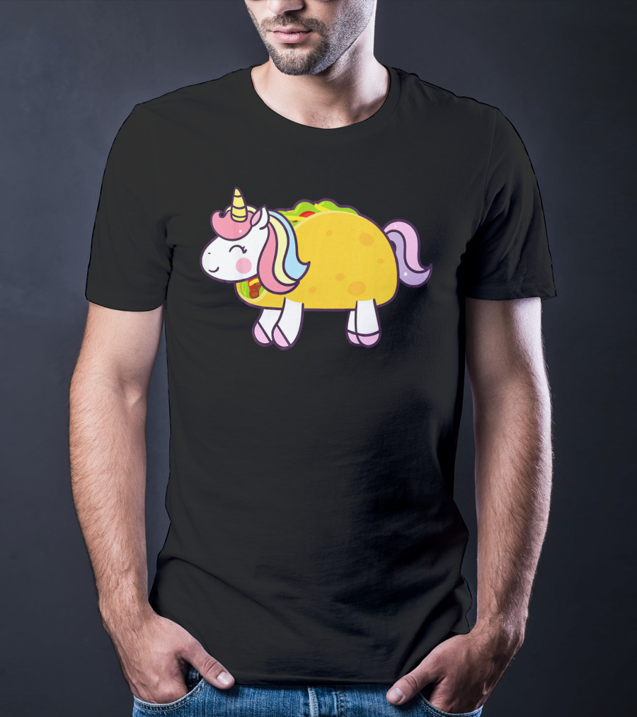 Unicorn Taco Animal Funny Mexican Cinco T-Shirt