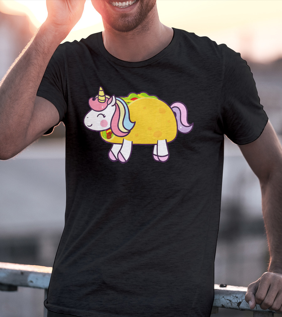 Unicorn Taco Animal Funny Mexican Cinco T-Shirt