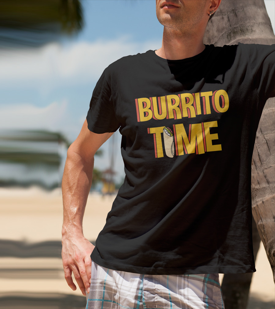 Cinco De Mayo Burrito Time T-Shirt