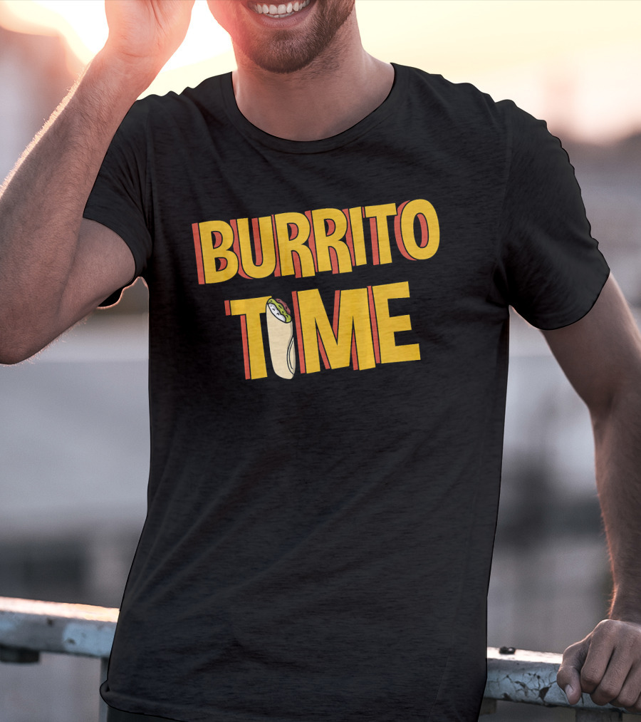 Cinco De Mayo Burrito Time T-Shirt