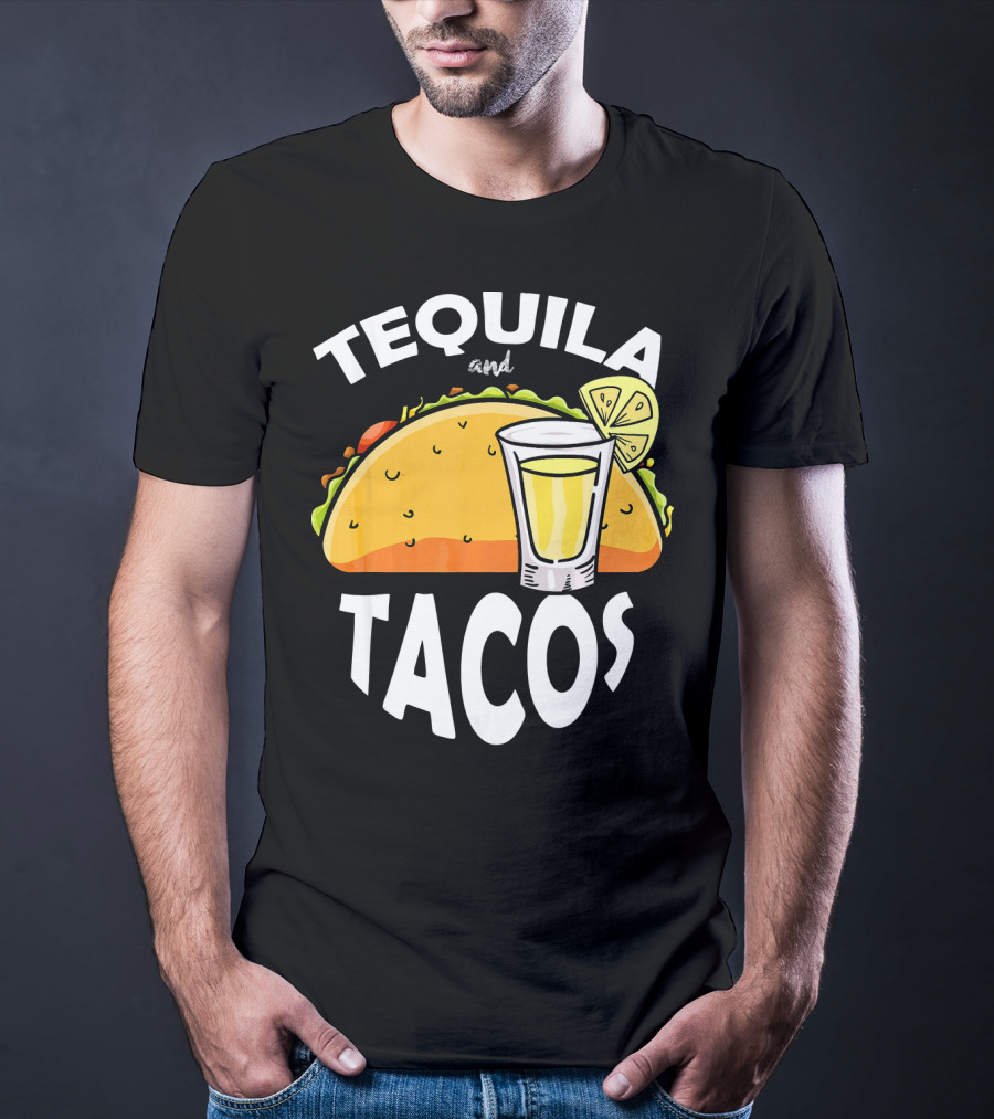 Tequila And Tacos Lime Cinco De Mayo Fiesta T-Shirt