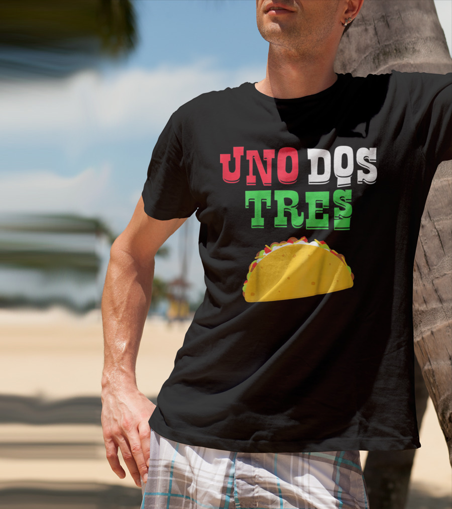 Uno Dos Tres Taco Kids Funny T-Shirt