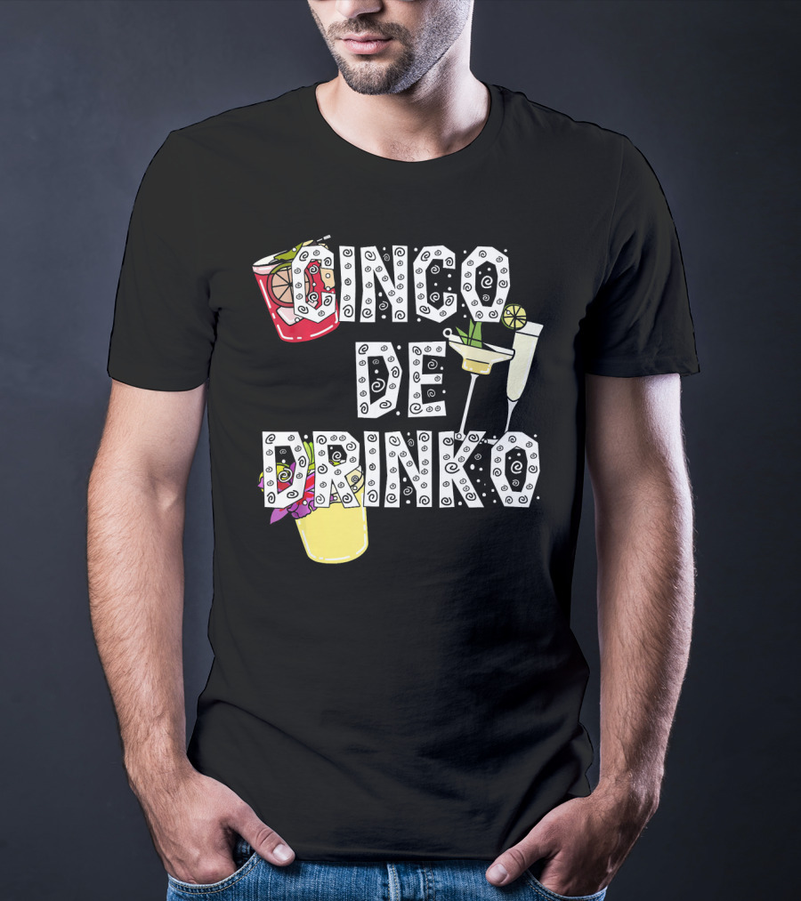 Cinco De Drinko Margarita Cocktail Beer Lover Cinco T-Shirt