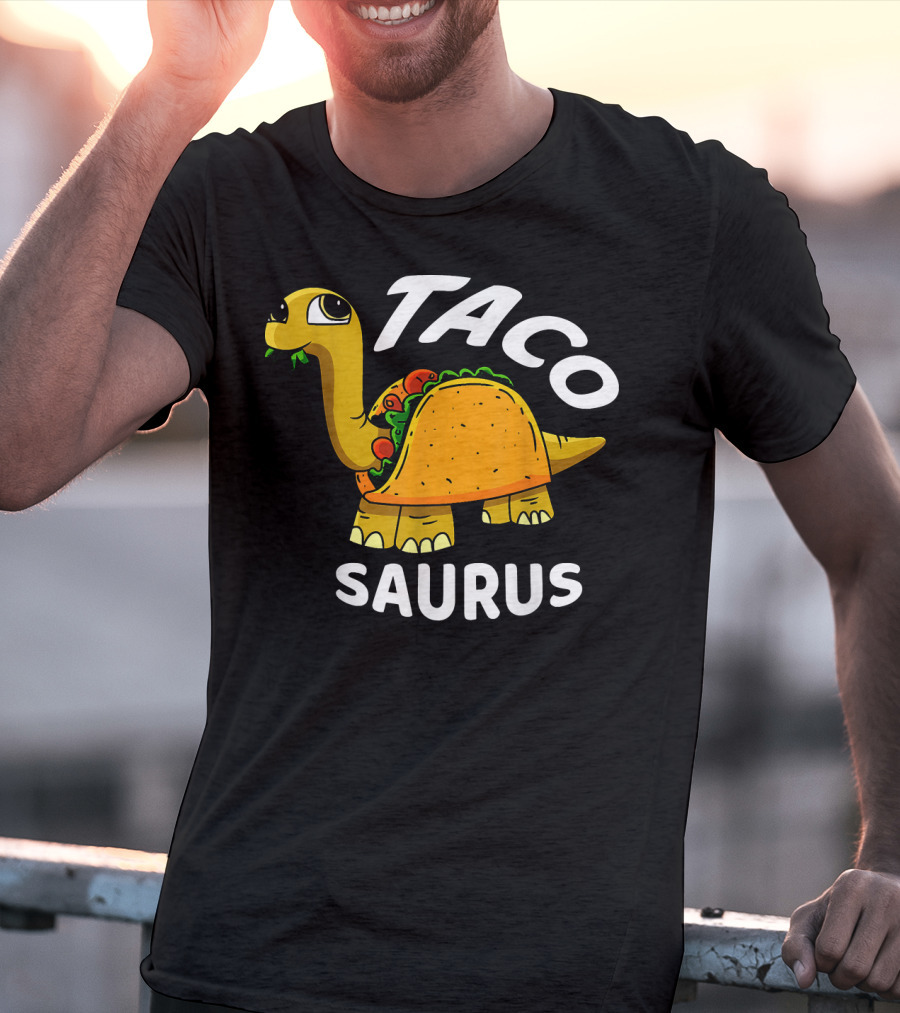 Tacosaurus Dinosaur Humor Cinco De Mayo T-Shirt