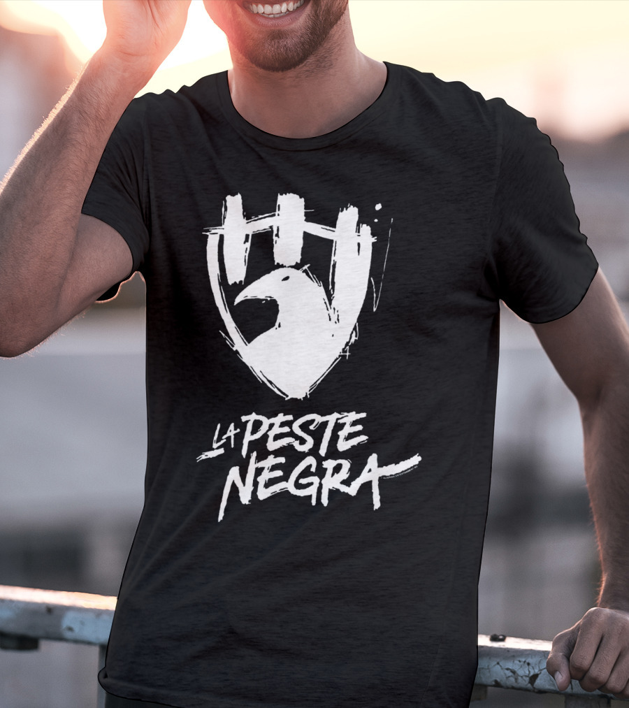 Club De Cuervos La Peste Negra Logo Shield T-Shirt