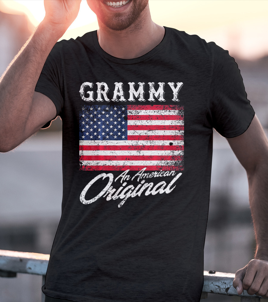 GRAMMY An American Original With USA Flag T-Shirt
