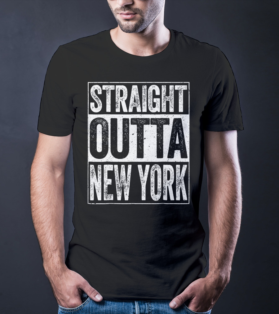 Straight Outta New York Patrioti T-Shirt