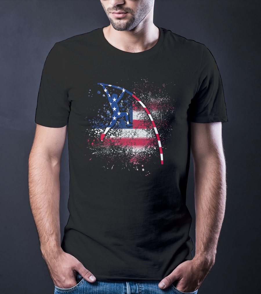 Independence Day Pole Vaulting T-Shirt