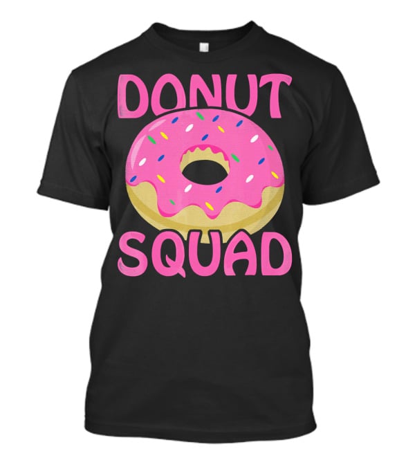 Donut Squad Pink Sprinkles Birthday T-Shirt