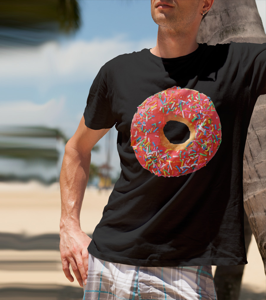 Sprinkles Donut For The Donuts Lover Gla With Colorful Toppings T-Shirt
