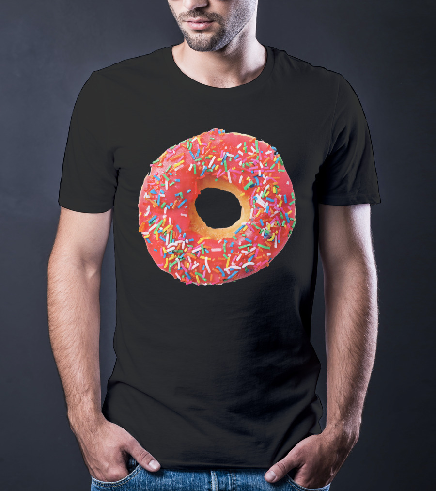 Sprinkles Donut For The Donuts Lover Gla With Colorful Toppings T-Shirt