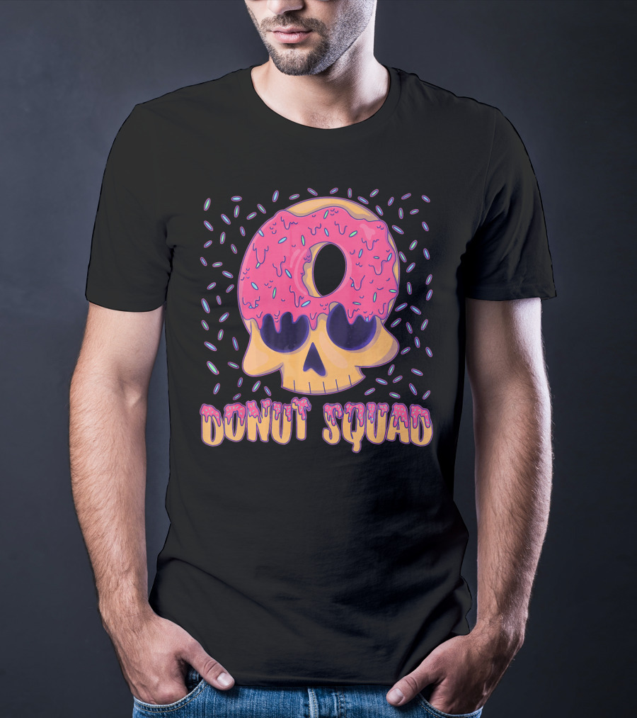 Donut Squad Skull Sprinkles T-Shirt
