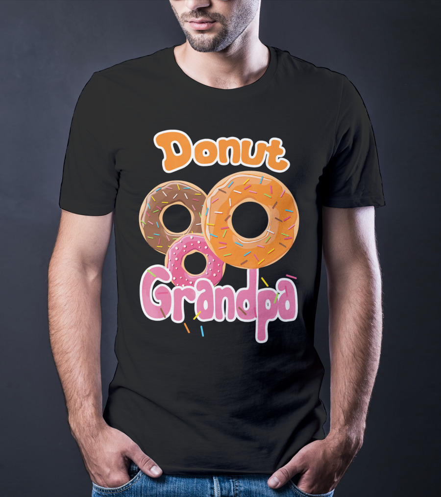 Donut Grandpa Trio Sprinkles T-Shirt
