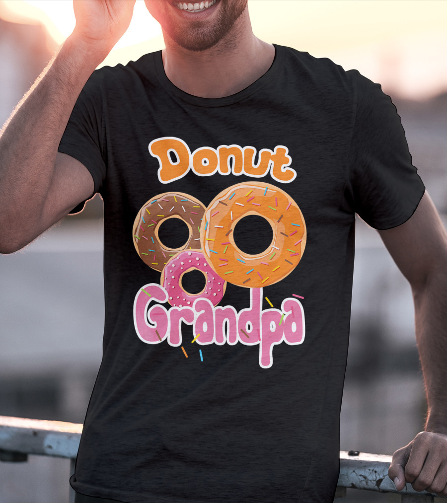 Donut Grandpa Trio Sprinkles T-Shirt