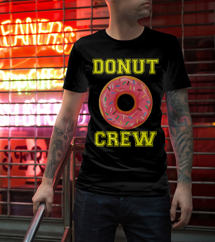 Donut Crew Fun Birthday Party Group T-Shirt