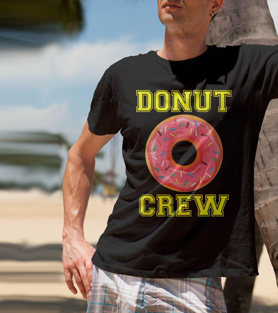 Donut Crew Fun Birthday Party Group T-Shirt