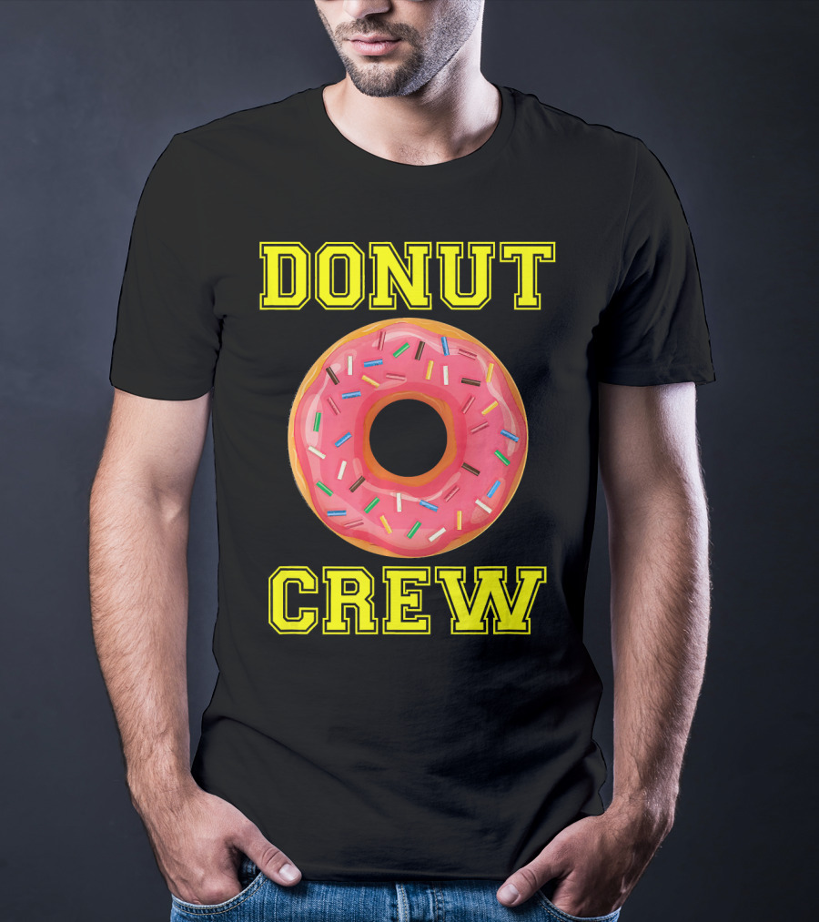 Donut Crew Fun Birthday Party Group T-Shirt