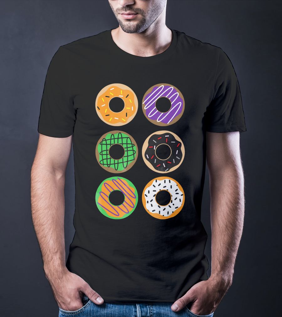 Halloween Donuts Festive Treats With Colorful Icing And Sprinkles T-Shirt