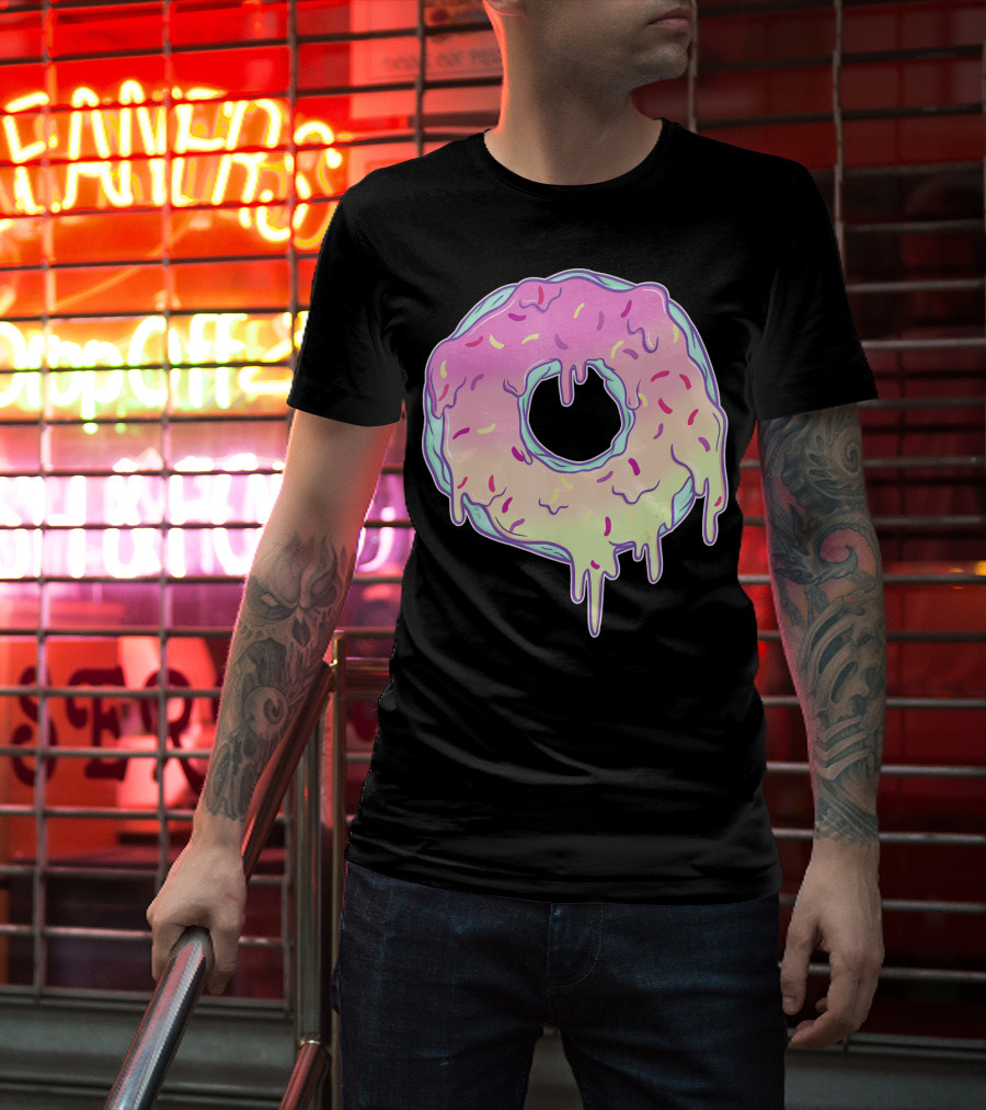 Dripping Pastel Donut Aesthetic Got T-Shirt
