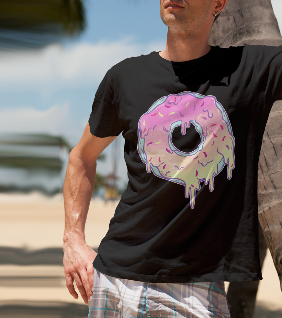 Dripping Pastel Donut Aesthetic Got T-Shirt