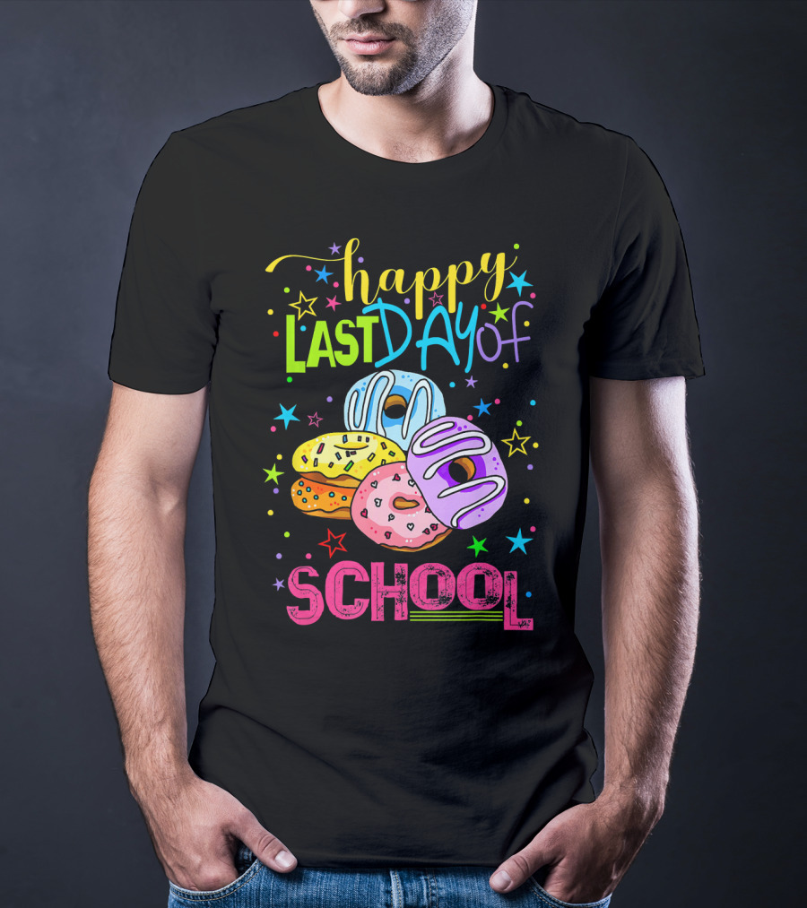 Happy Last Day Of School Donut T-Shirt