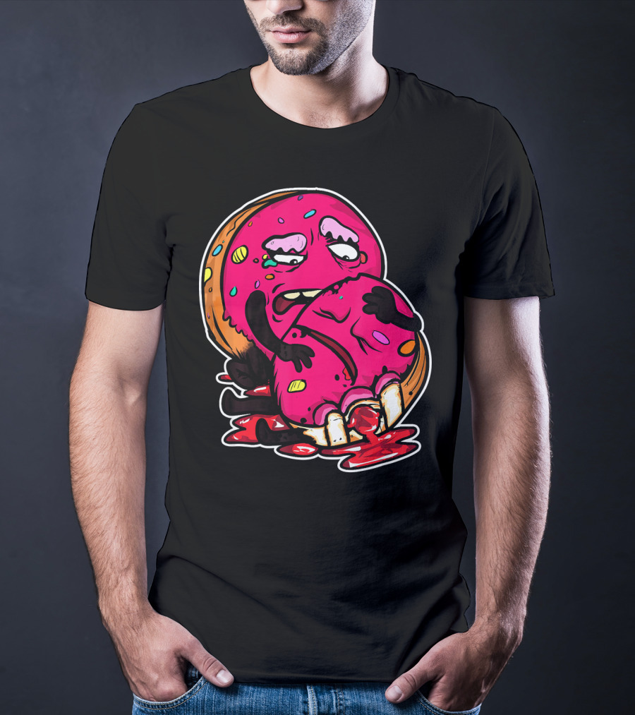 Funny Donut Dark Humor Eating Another Donut T-Shirt