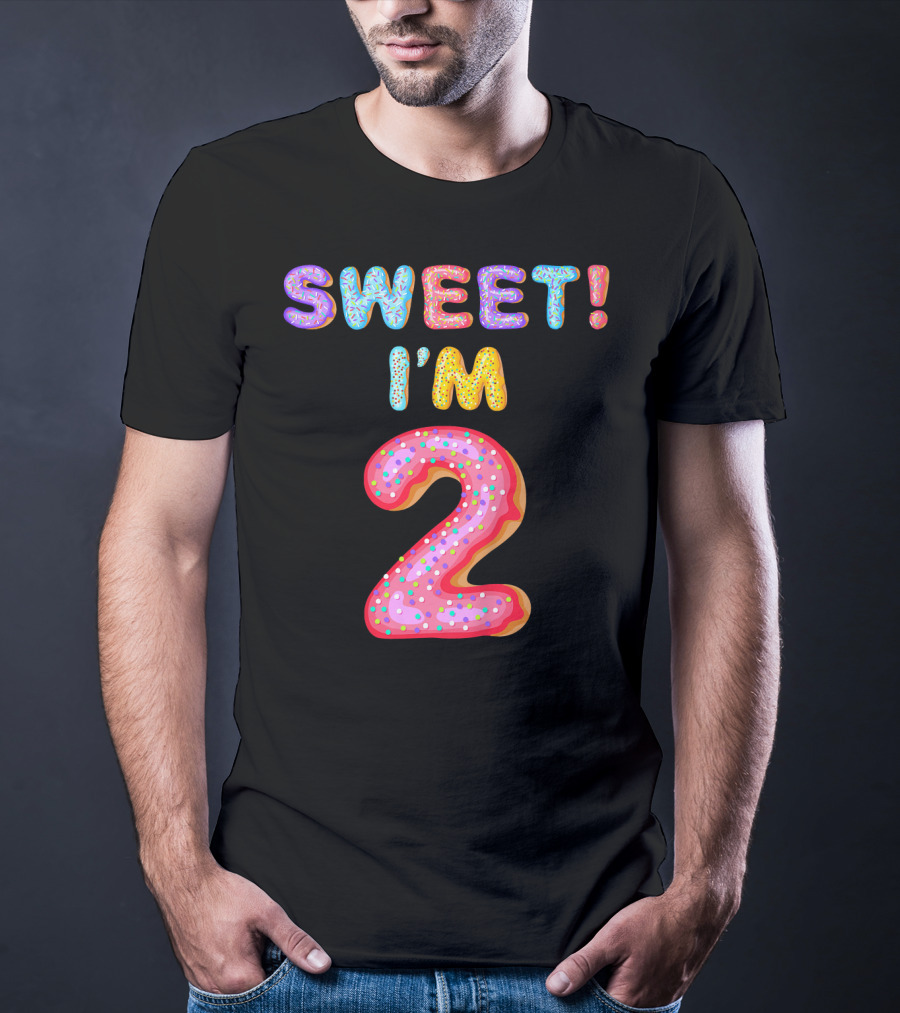 Sweet I'm 2 Kids 2nd Birthday T-Shirt