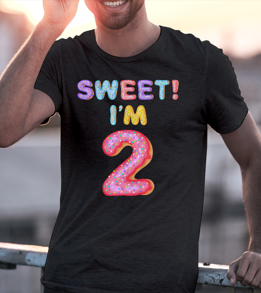 Sweet I'm 2 Kids 2nd Birthday T-Shirt