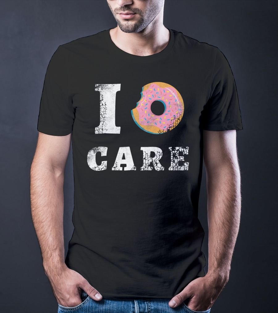 I Donut Care Love Donuts Food Sprinkles Bite T-Shirt