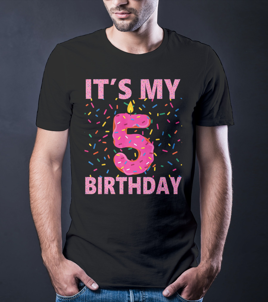 It's My 5 Birthday Sweet Donut T-Shirt