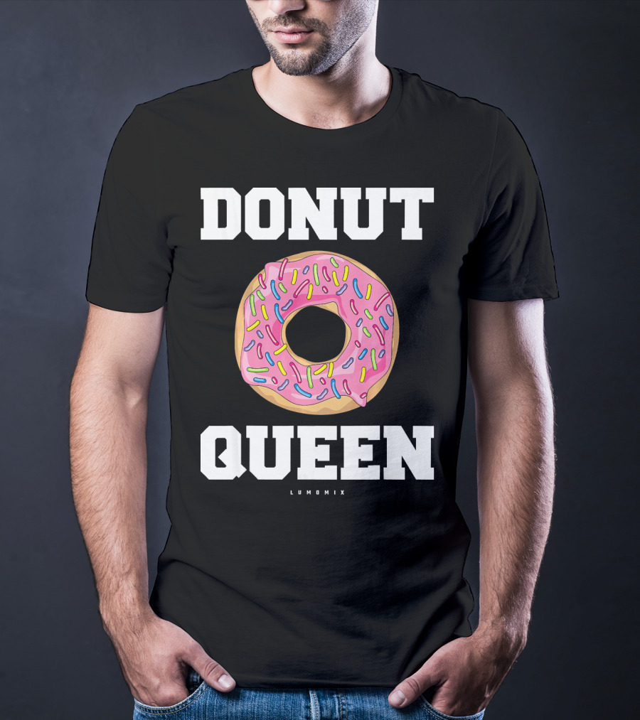 Donut Queen Pink Frosted Sprinkles Lumomix T-Shirt