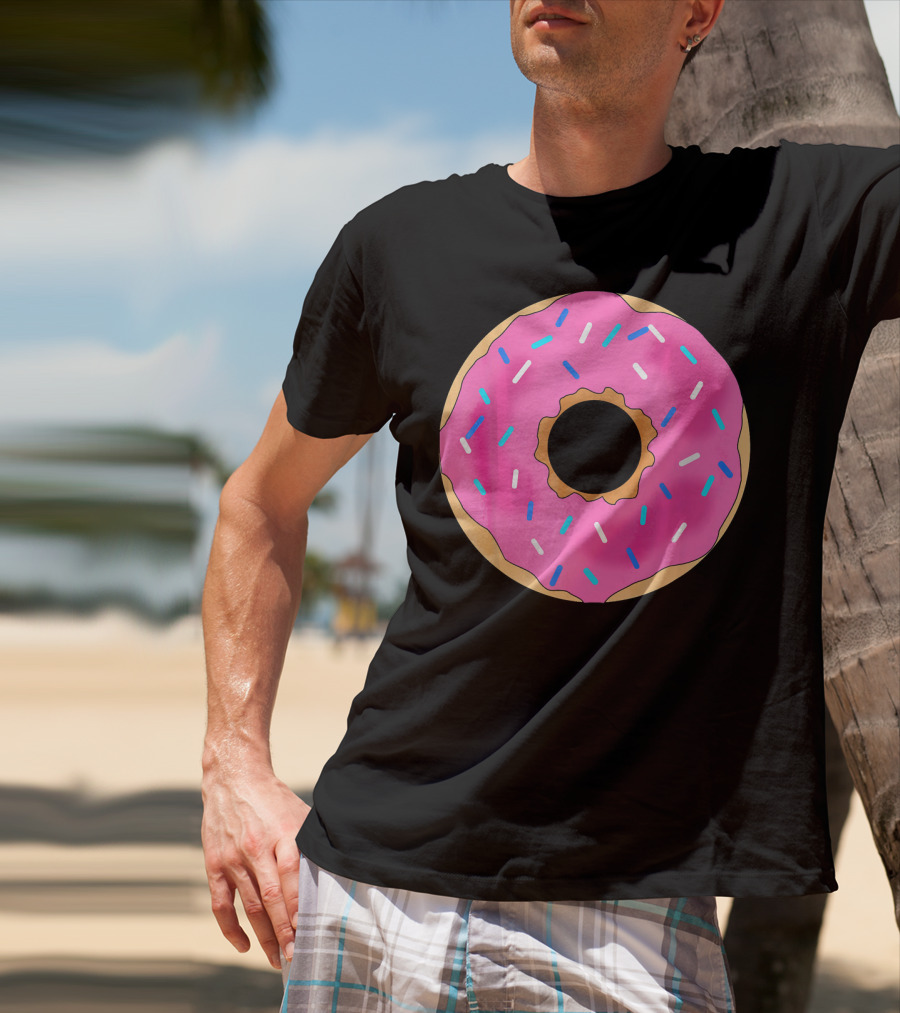Donut Girls Tod Pink Frosted Sprinkles T-Shirt
