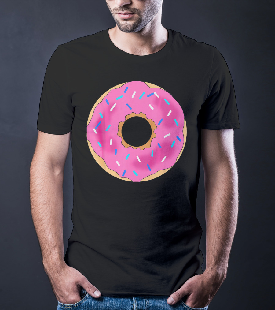 Donut Girls Tod Pink Frosted Sprinkles T-Shirt