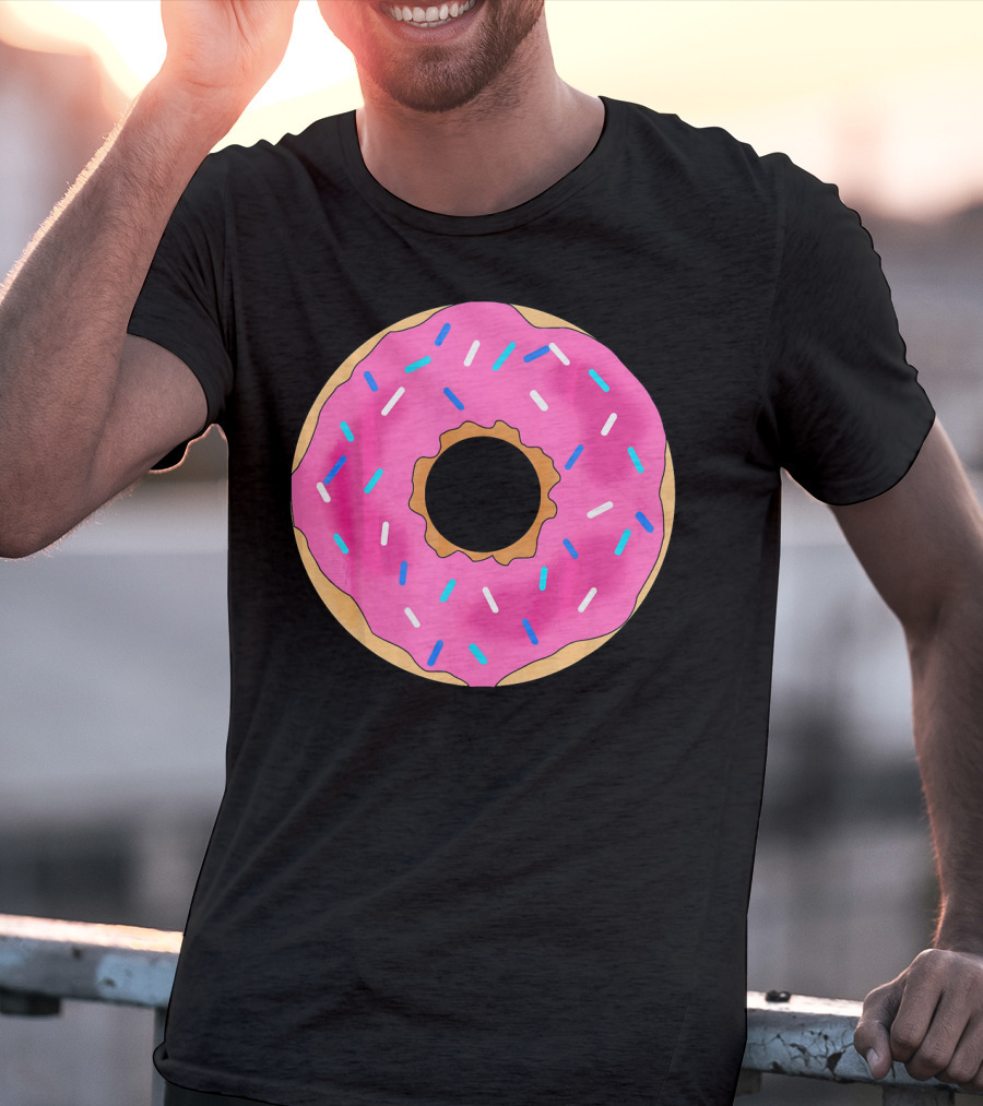 Donut Girls Tod Pink Frosted Sprinkles T-Shirt