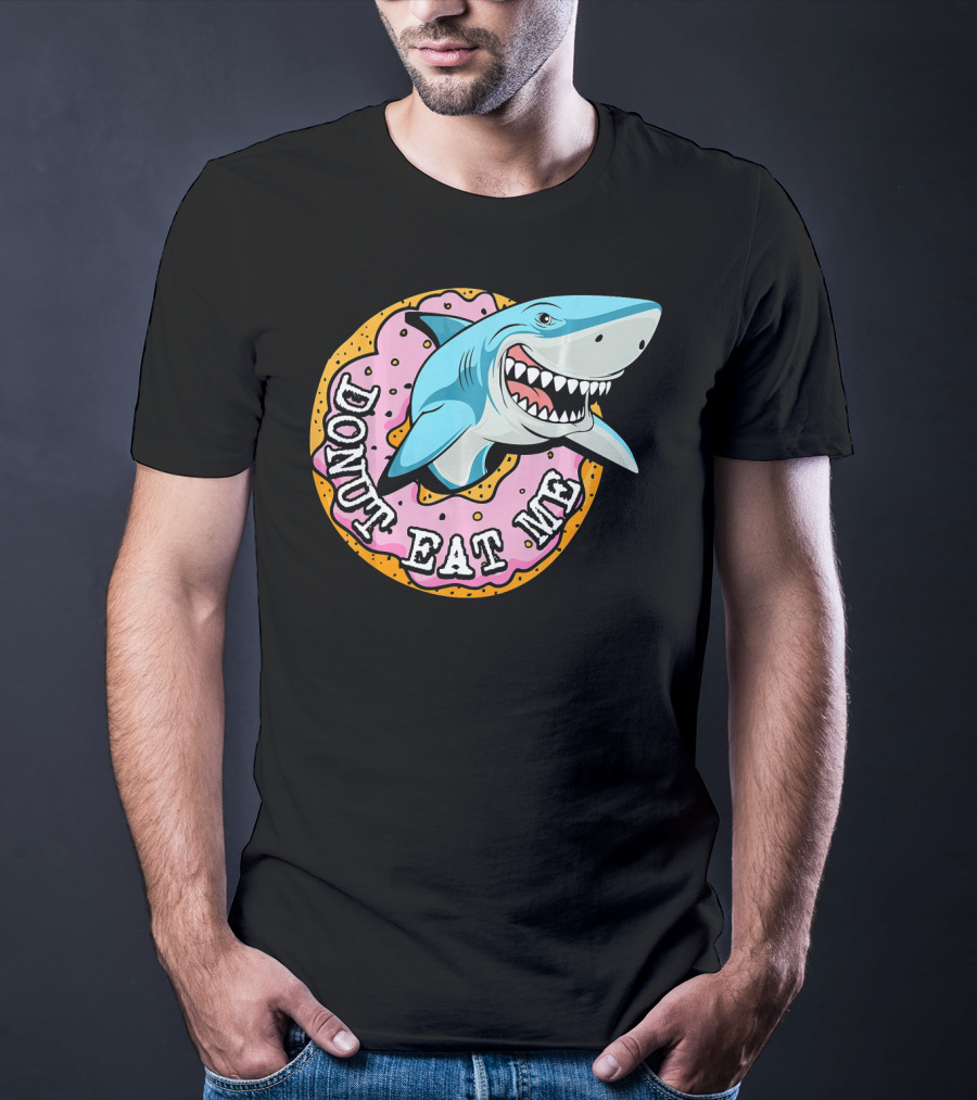 Donut Eat Me Shark Ocean Me T-Shirt