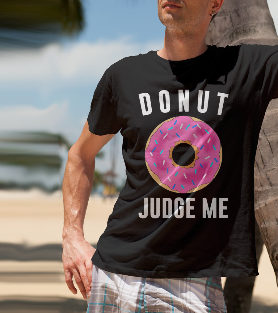 DONUT JUDGE ME Pink Sprinkles T-Shirt