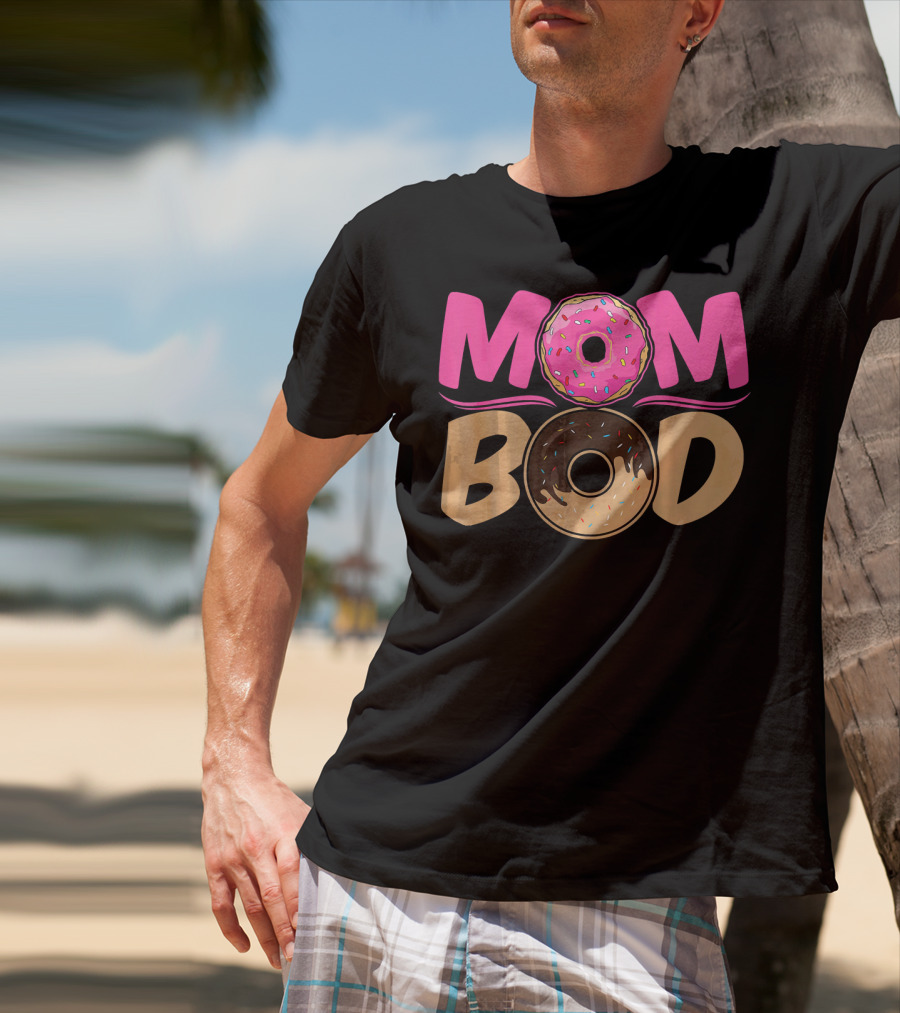 Mom Bod Donut Lover Foodie T-Shirt