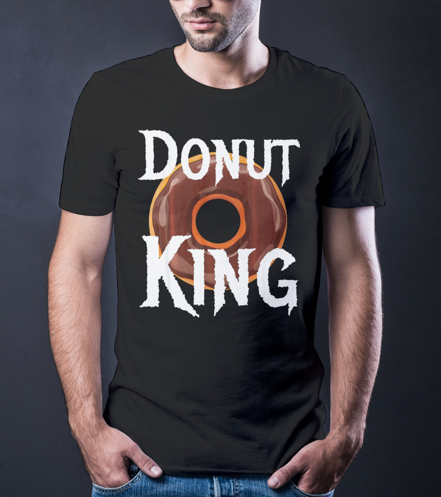 Donut King Food Lover Chocolate Glazed Enthusiast T-Shirt