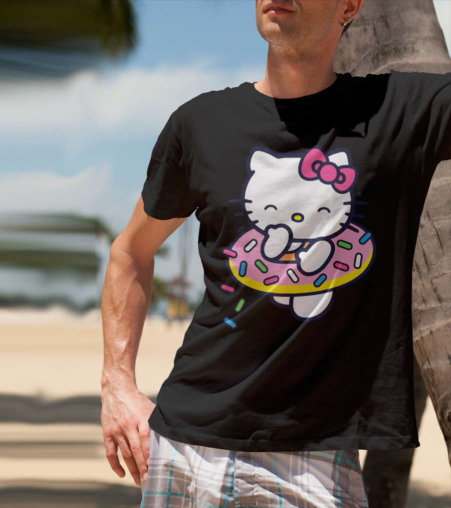 Hello Kitty Donut Floaty With Sprinkles Summer T-Shirt