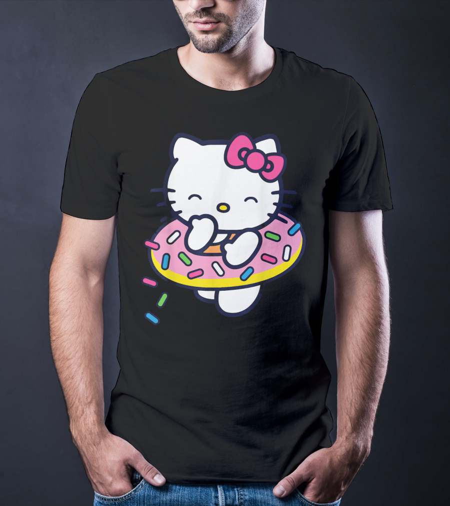 Hello Kitty Donut Floaty With Sprinkles Summer T-Shirt