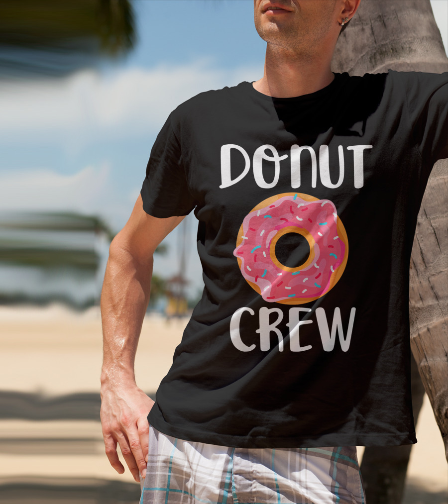 Donut Crew Doughnut Birthday Party T-Shirt