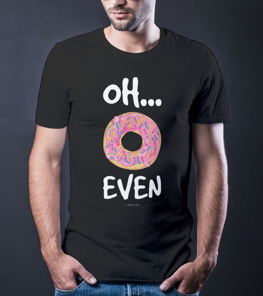 Oh Donut Even Lumatuu Sprinkled Doughnut T-Shirt
